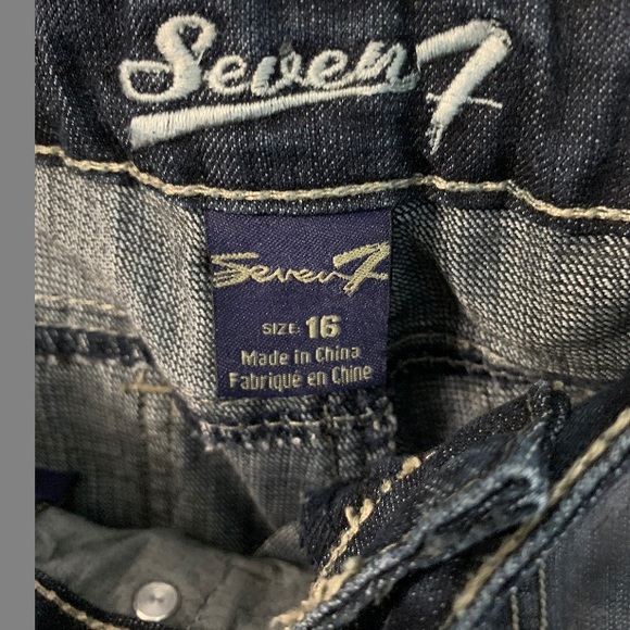 SEVEN7 DARK WASH JEANS - Picture 4 of 12